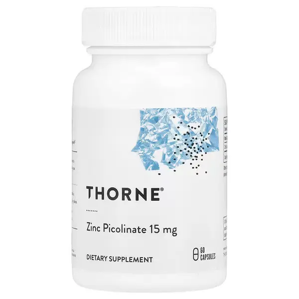 Thorne Zinc Picolinate 15 mg – opakowanie produktu